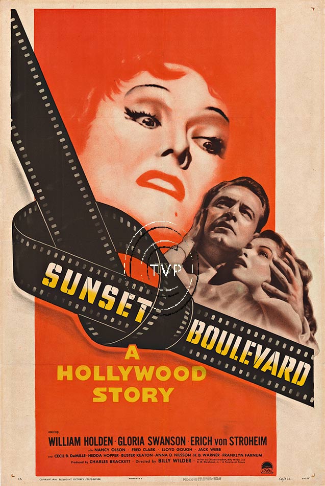 How more beautiful or bizare could you be than Gloria Swanson in this famous movie and this spectacular movie poster. To capture the vibrant colors of the background; this image on acid free 230-250 gm acid-free paper with long life 100+ archival ink. 