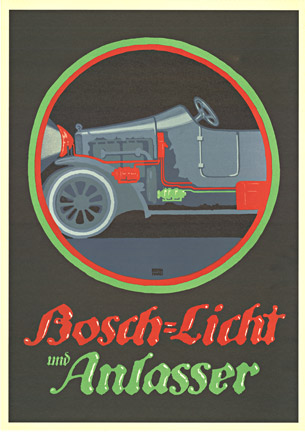 Lucian Bernhard - Bosch-Licht und Anlasser border=