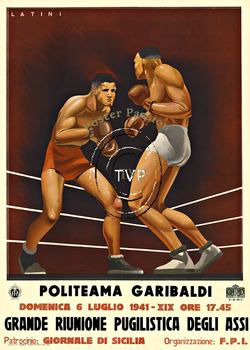  Title: Politeama Garibaldi - Boxing , Date: R1941 , Size: 40 x 29