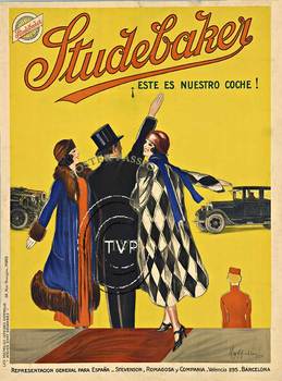  Title: Studebaker , Date: R1925 , Size: 26 3/8 x 36 , Medium: Giclee